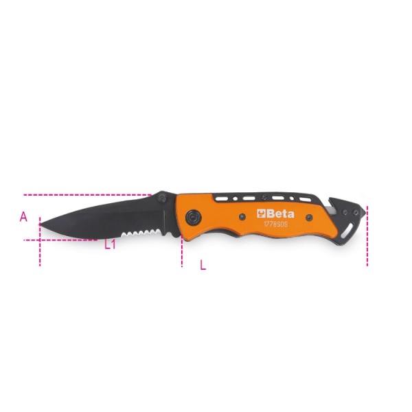 BETA 1778SOS COLTELLO SOCCORSO          