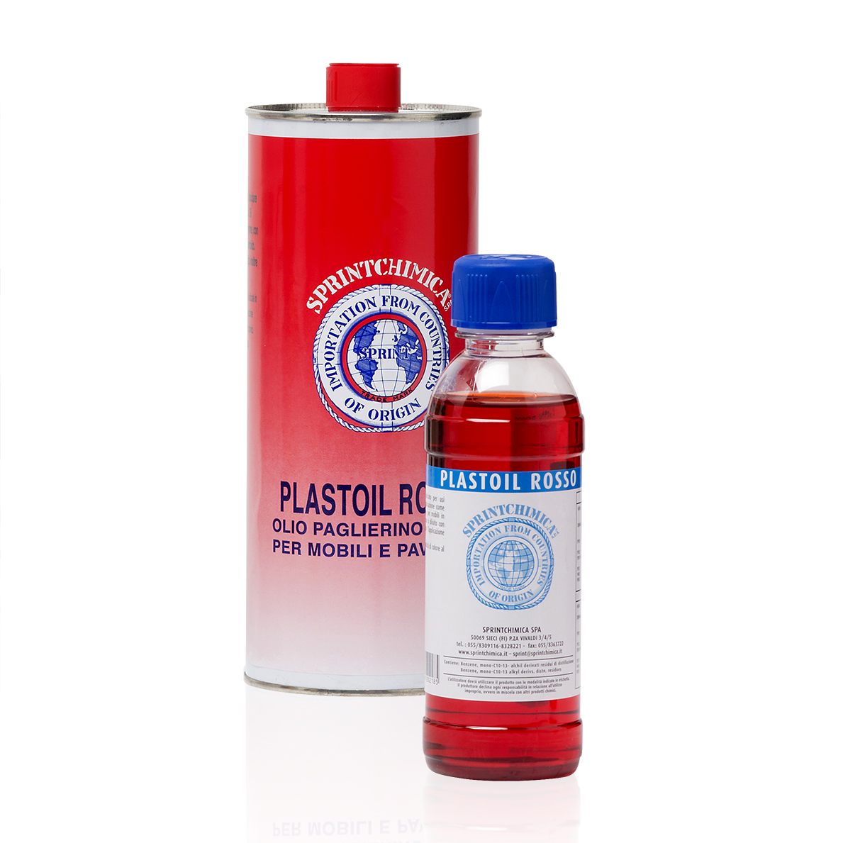 OLIO ROSSO 500ML  PLASTRO.XPET