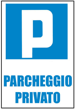 CARTELLO PARCHEGGIO PRIVATO PLAS.FI53301