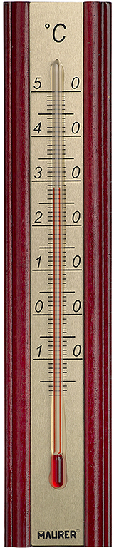 TERMOMETRO LEGNO NOCE 200X54MM FI95321  