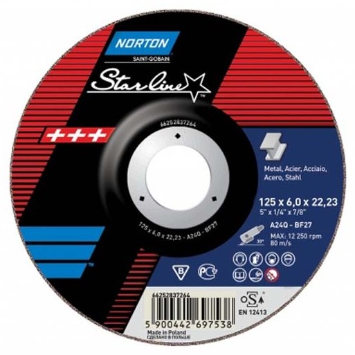 DISCHI 125X6.4 X METALLO 66252837264