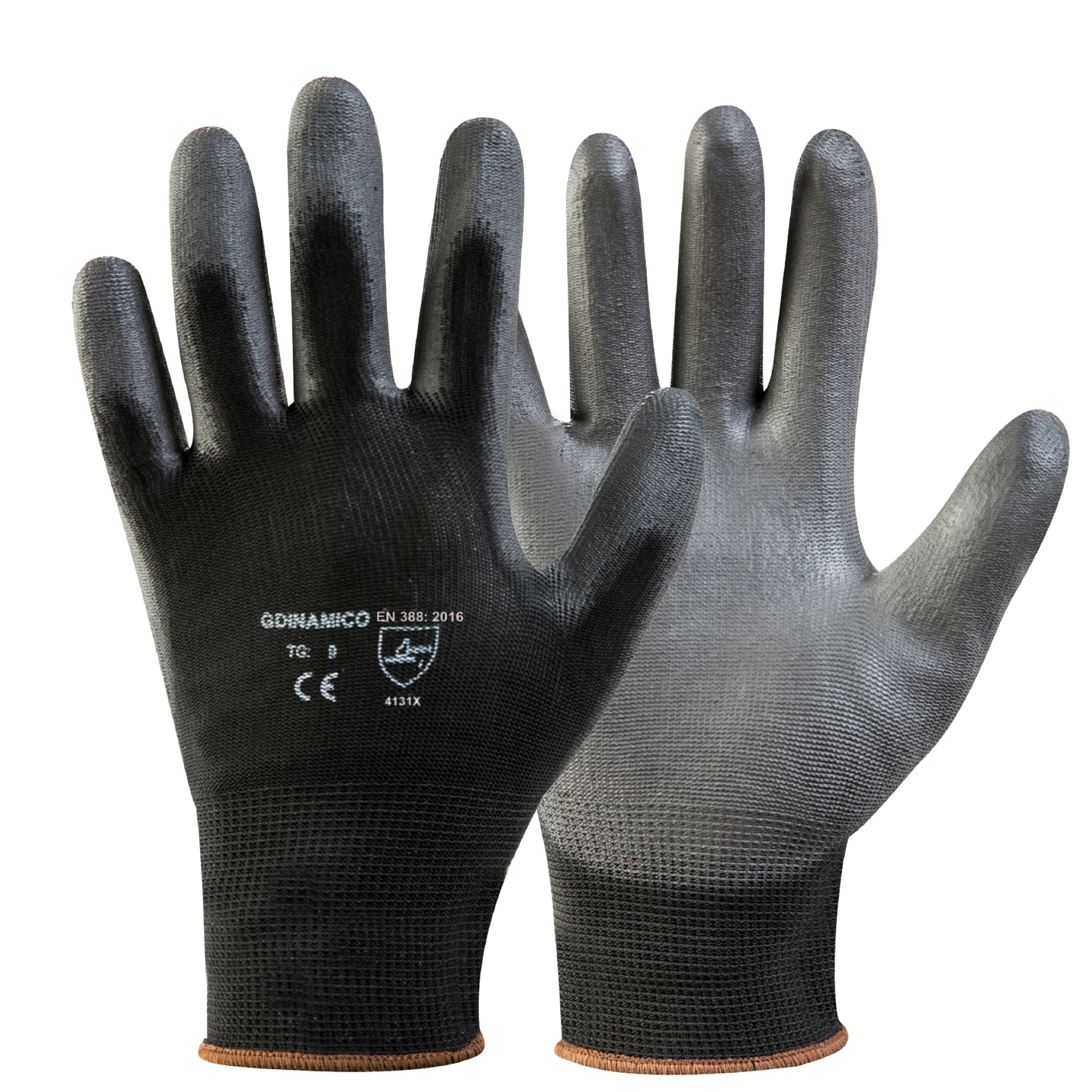 GUANTI POLIURETANO NERO M-8 337059