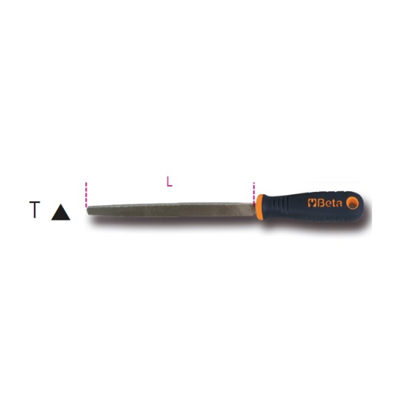 BETA 1719BMA/T LIMA 1/2 DOLCE 8" MANICO 