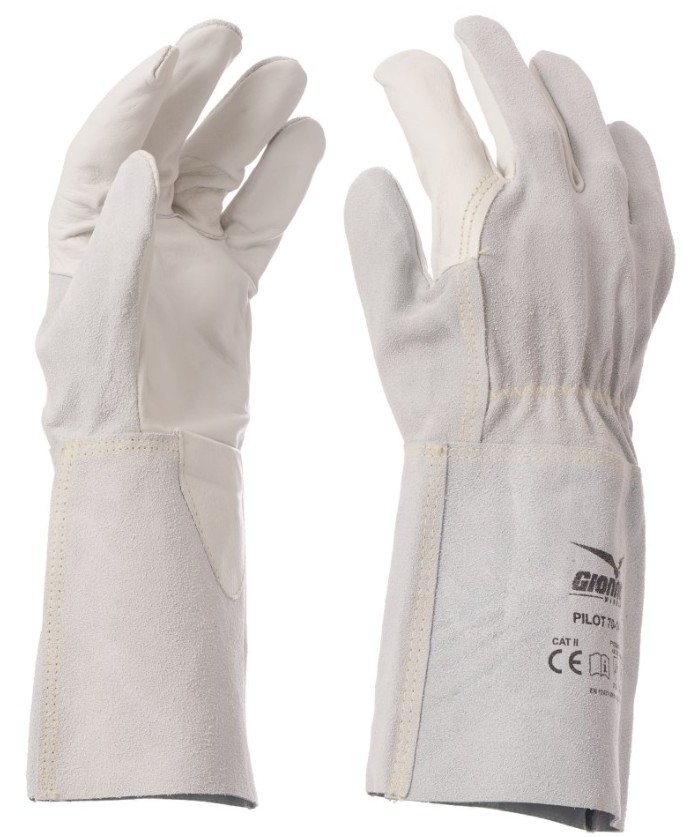 GUANTI PILOT 70-14CM 10 FIORE DORSO CROS