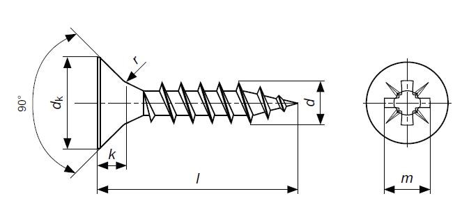 VITI TRUCIOLARI VTP 5X55 ZINCATE        