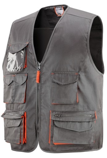 GILET WILLIS XXL ARANCIO/GRIGIO 422086  