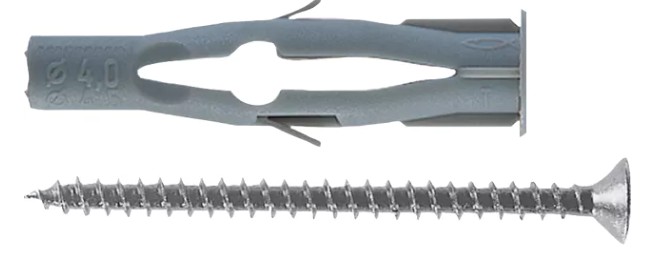TASSELLI NYLON+VITE FU 6X35 V Z/B 502351