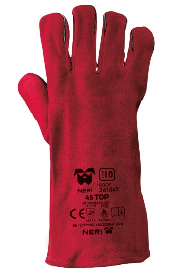 GUANTI SALDATORE ROSSO 45TOP 361047