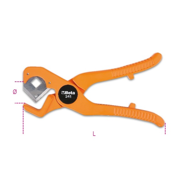 BETA 341 PINZA TAGLIATUBI X TUBI PLASTIC