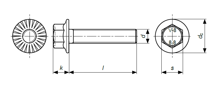 VITE TE FLANGIATE 4X10 ZINCATE 6921     