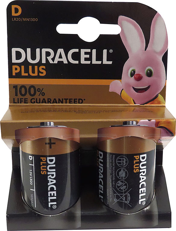 PILA DURACEL TORCIA 2PZ MN1300 DURDU0401