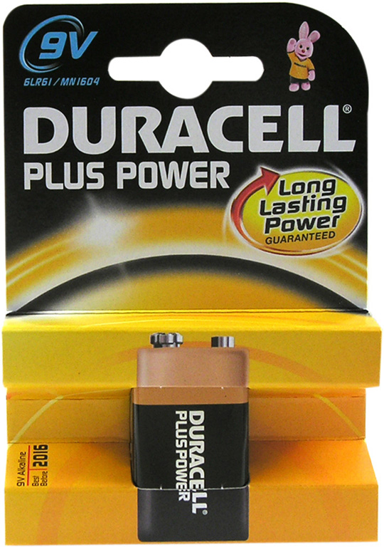 PILA DURACELL TRANSISTOR 9V DURDU0503