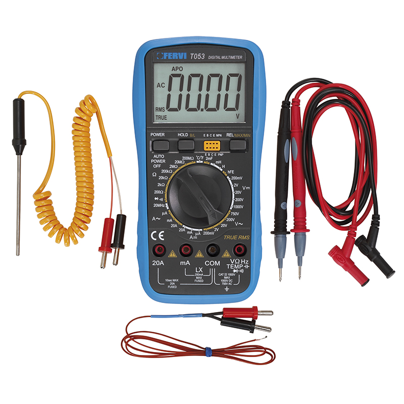 MULTIMETRO DIGITALE T053                