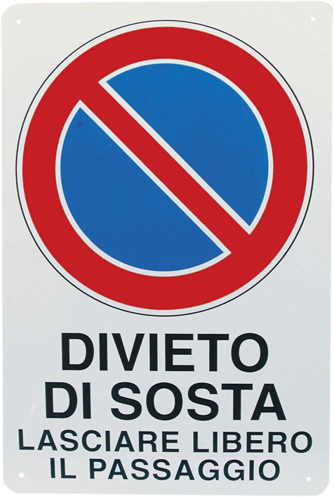 CARTELLO LASCIARE LIBEROPASSAGGIOFI53305
