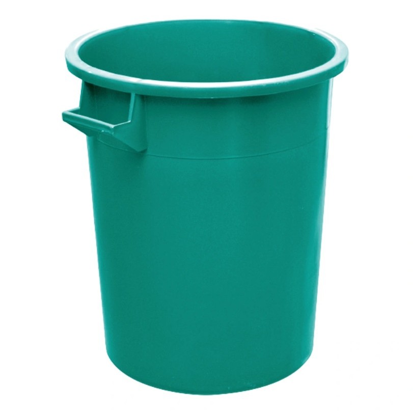 BIDONE INDUSTR. 75LT VERDE S/COP 92/075