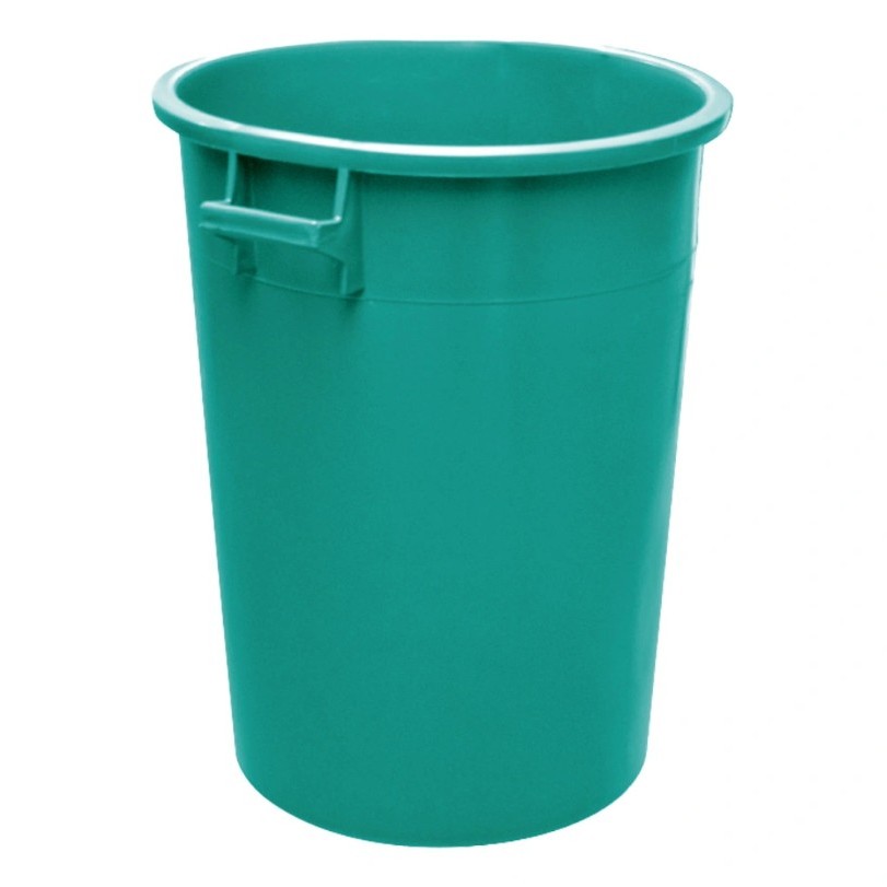 BIDONE INDUSTR. 100LT VERDE S/COP 92/100