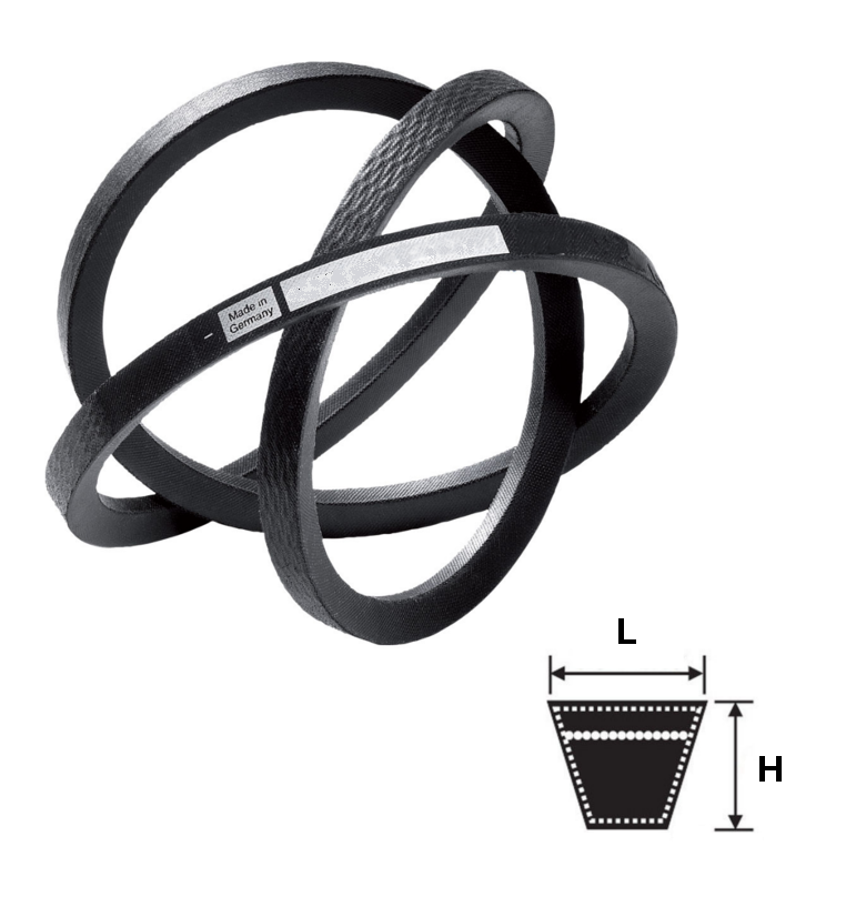 CINGHIA B-44 1/4" TRAPEZIA A130044210000