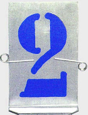 STAMPIGLIE NUMERICHE 60MM 186960