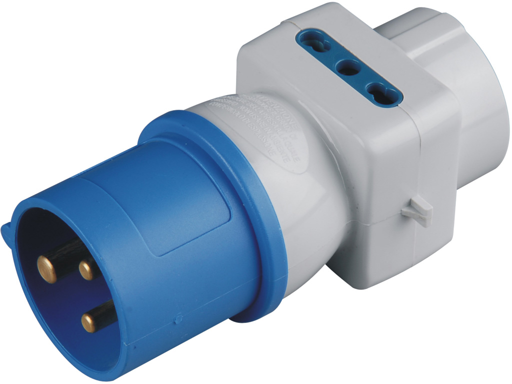 ADATTATORE 3PRESE TEDESCO 10/16A FI94657