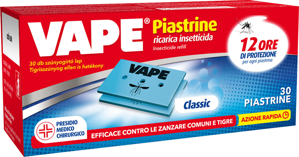 RICARICA 30 PIASTRINE ANTIZANZ VZ06010