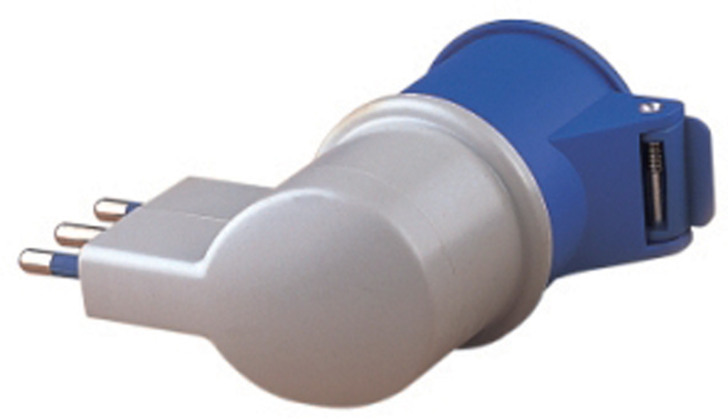 ADATTATORE SPINA 2P+T PRESA CEE FI94658