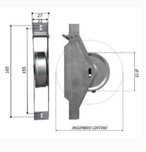 MINIAVVOLGITORI SEMINCASSO 5,5MT165 2150