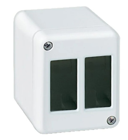 SCATOLA PORTAFRUTTI 2 FORO ECSM2        