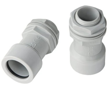 BLOCCA TUBO 16 GRIGIO ECBS16