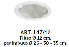 FILTRO X IMBUTO 26/30/35CM 147/12-BIL   