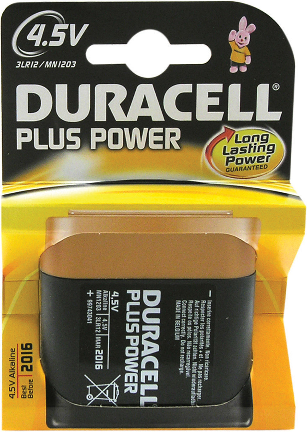 PILA PIATTA DURAC 4.5V MN1203 DURDU0600