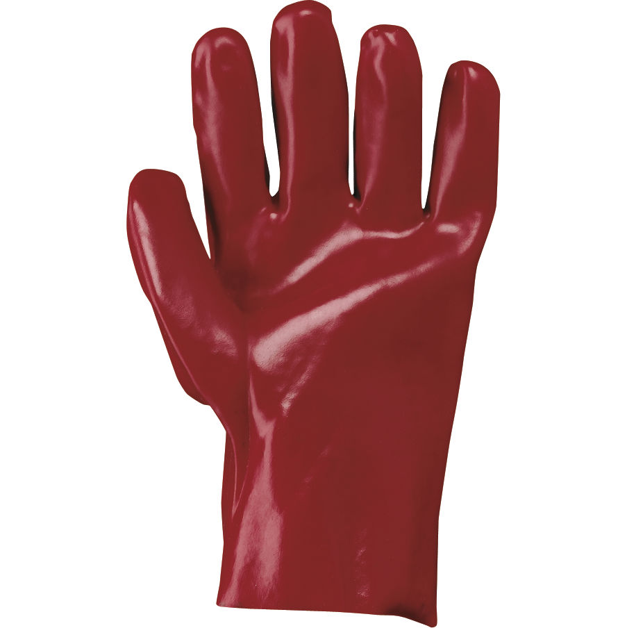 GUANTI PVC STANDARD 35CM ROSSO 385014   