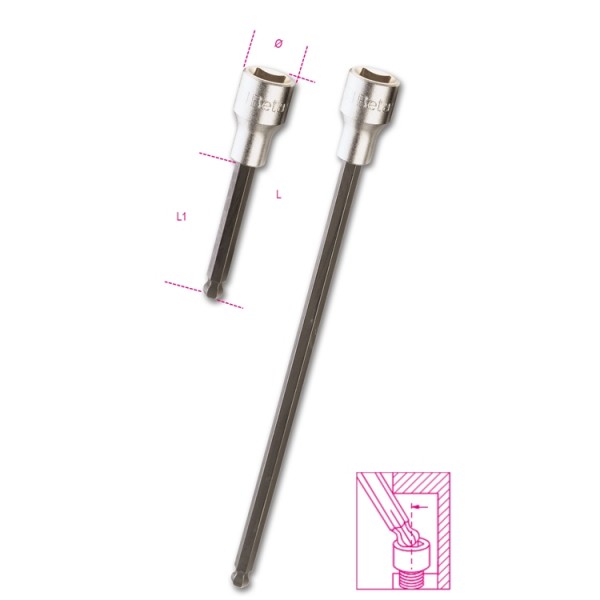 BETA 920BP/8L CHIAVE BUSSOLA SFERA