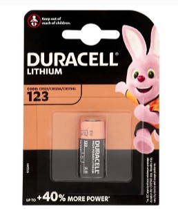 PILA DURACELL DL123 3V LITIO 338220