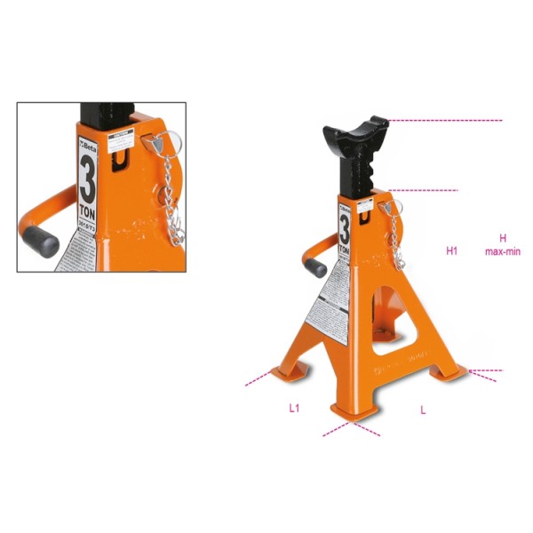 BETA 3010/T2 CAVALLETTI COPPIE 2TON/T2
