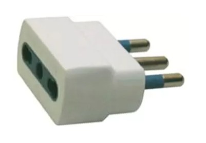 ADATTATORE SINGOLO BIANCO ECK33401      