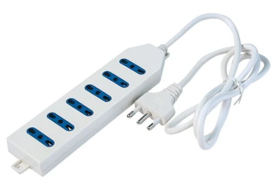 MULTIPRESA 6POSTI BIANCA ECK11156       