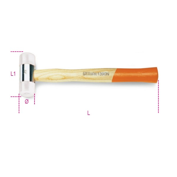 BETA 1390N/35 MAZZUOLA BATTENTI NYLON   