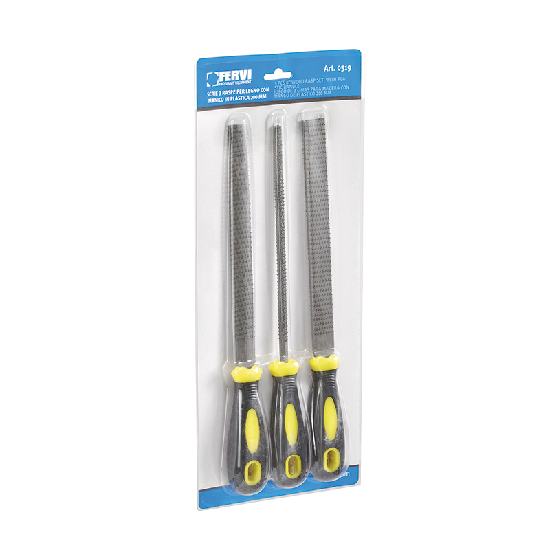 SET 3 RASPE X LEGNO M/PLASTICA 0519