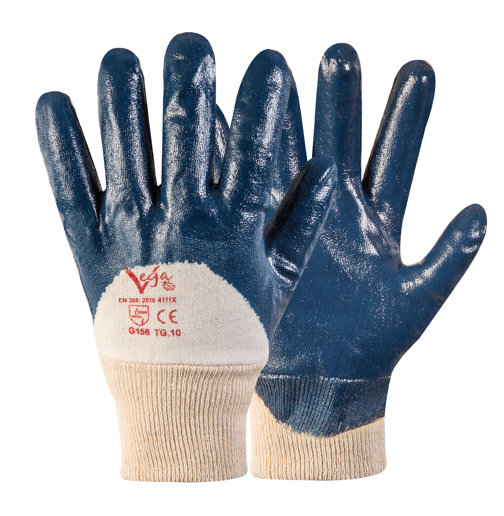 GUANTI NBR BLU10 C/POLSINO AREATOG204/10