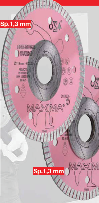 DISCO DIAM. ROSA TURBO D115S/F CER115SF