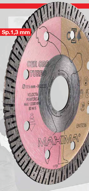 DISCO DIAM. ORO TURBO D115S/F CEO115SF  