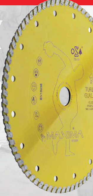 DISCO DIAM TURBO GIALLO 230S/F TGI230SF 