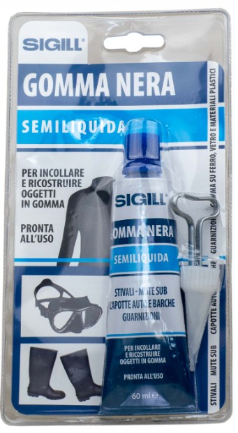 GOMMA SEMILIQUIDA NERA 60ML 01235