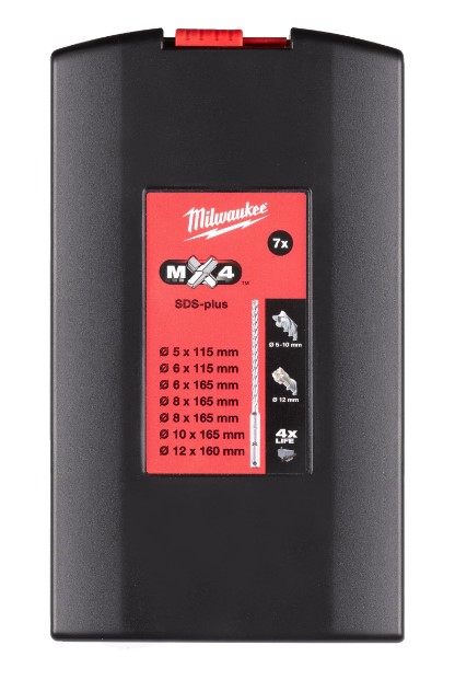 SET PUNTE 7PZ SDS-PLUS MX4 4932492113   