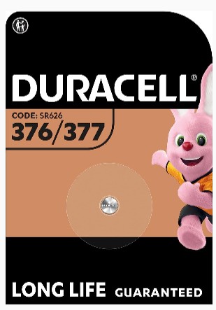 PILA DURACELL 376/377 1.5V 18MAH ARGENTO
