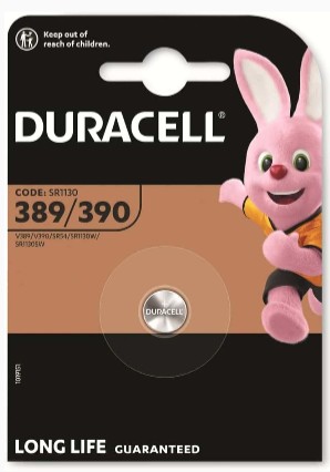PILA DURACELL 389/390 1.5V 80MAH ARGENTO