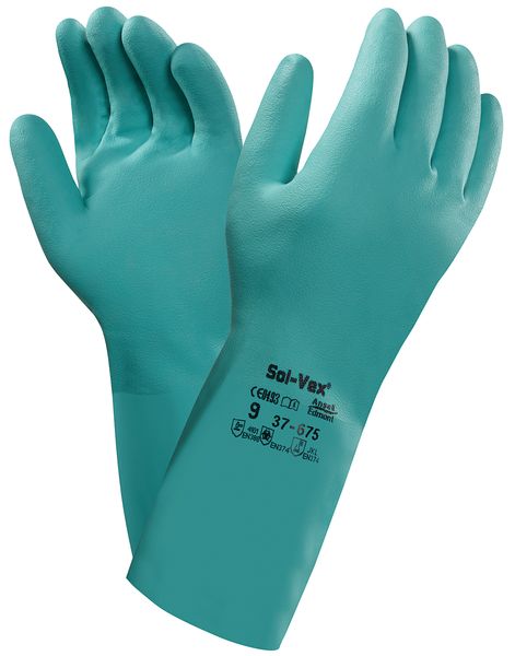 GUANTI NITR. SOLVEX 37-675 340010 TG.9  