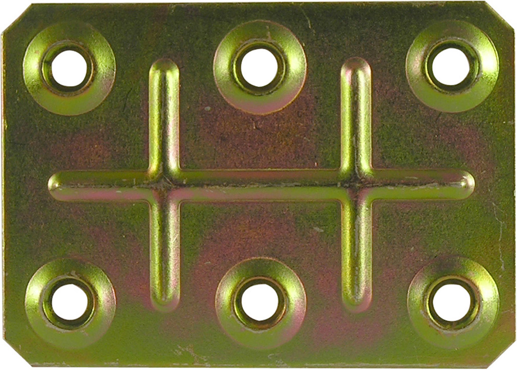 PIASTRINA STAMPATA ZINC. 7X5 FI96298    