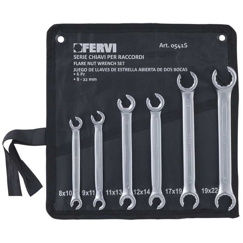 SET CHIAVI PER RACCORDI 8-22MM 0541S    
