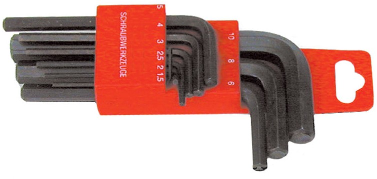SERIE 9 CHIAVI BRUGOL POLL. 911-138-CLIP